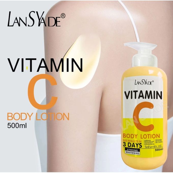 3 days Safe Natural Skincare Vitamin C Body whitening lotion, Skin whitening lotion, Whitening lotion for body, Brightening body lotion, Vitamin C body lotion Best Cream, Whitening cream for body, Ski