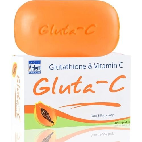 Gluta C Face and Body Soap Hydration Nourishing Soft Smooth Revitalizing Supple Texture Healthy Glow Refreshed Balanced Skincare Gentle Care - 135g 2 Piece.