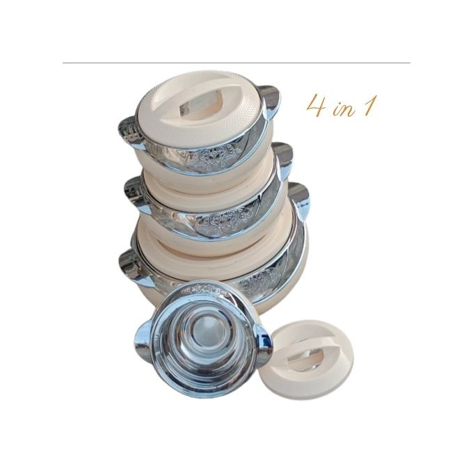 4 SETS INSULATED DINNER PLATES