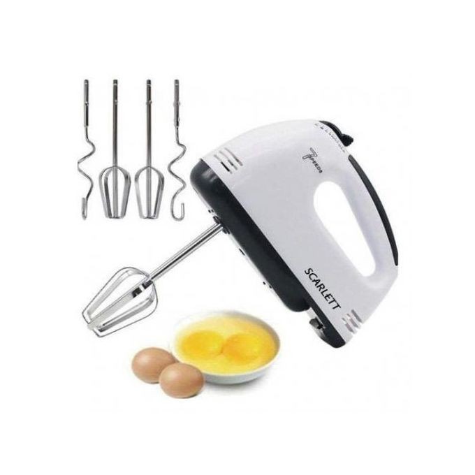 7 Speed Electric Hand Mixer Whisk Egg Beater Cake Baking