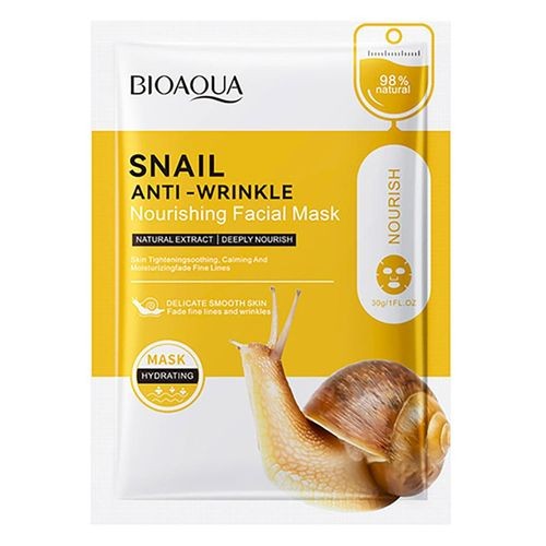 10 Pack Snail Face Sheet Mask Skincare,Hydrating Spa Face Mask For Sensitive Skin,Moisturize,Nourish for All Skin Types,Natural Skin Care Spa Face Mask for Women Men Girls